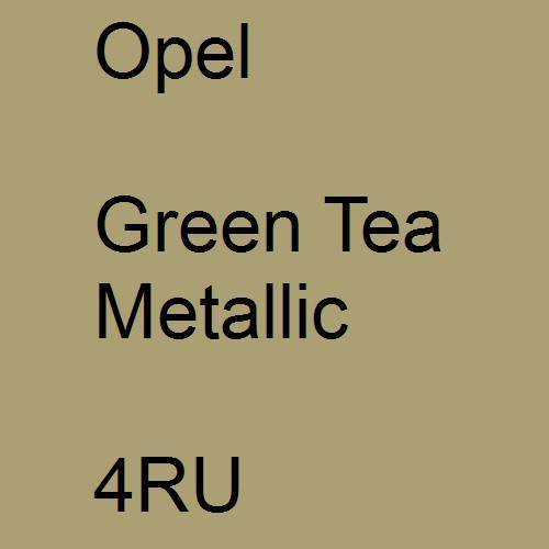 Opel, Green Tea Metallic, 4RU.